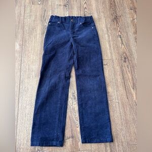 Janie and Jack Navy Corduroy Trousers